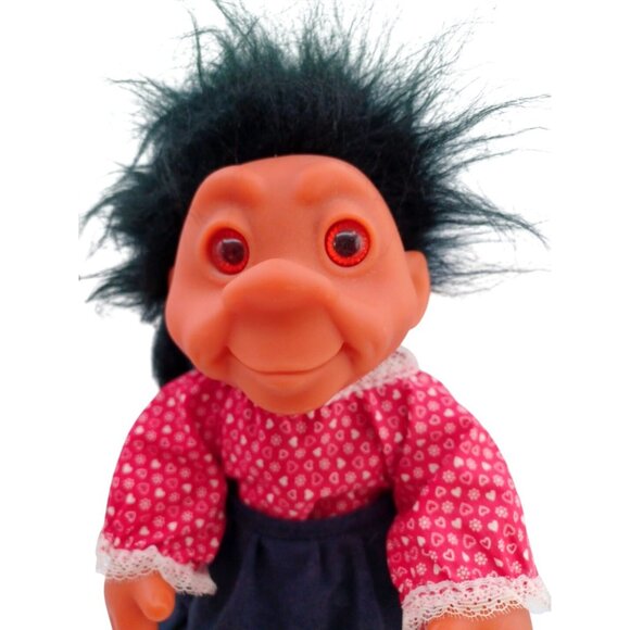 Extremely Rare Large 15" 1984 Nettie Tico Troll Doll All Original Dam Trolls - Picture 4 of 11